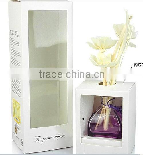 Most impressive Valentines' day novetly gift sets many colors of aroma diffuser with hand made flower and wood sticks