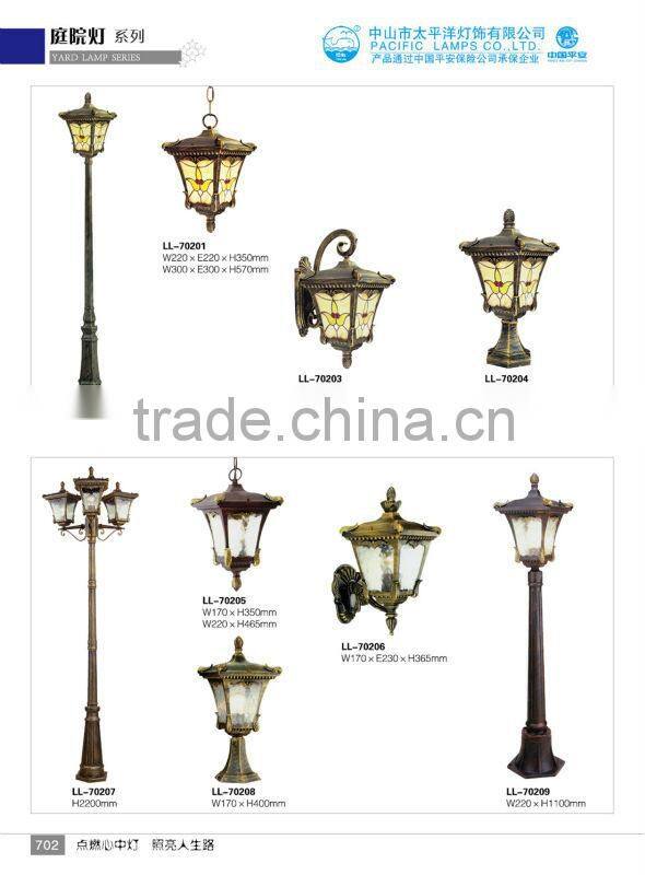 Classic design die-casting Alunimun led inflatable lantern/led bollard ligjht made in China