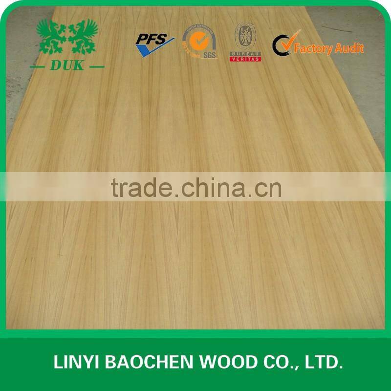 2.5mm-18mm burma teak fancy mdf /burma teak veneer MDF Q/C , C/C