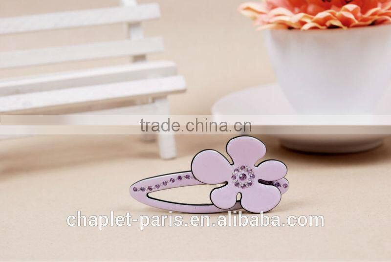 wholesale flower headwear rhinestone hairpin girls lovely hair accessory