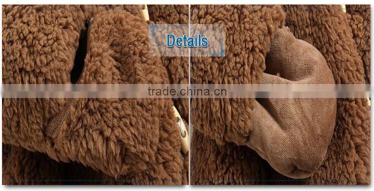 Bestal lamb coral fleece outwear coat for children