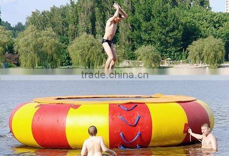 Popular and high quality inflatable water trampoline, water bouncer, inflatable water toys