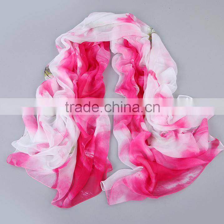 Fashion Women Lady Chiffon Soft Scarves Long Wraps Shawl Beach Scarf New Style