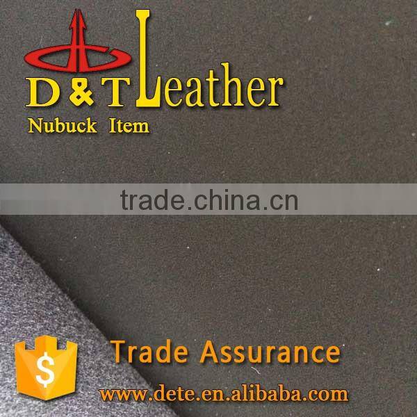 hot selling very black baby skin high temperature nobuck HTHP Nubuck