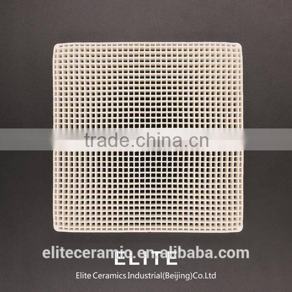 Ceramic honeycomb filter for molten metal