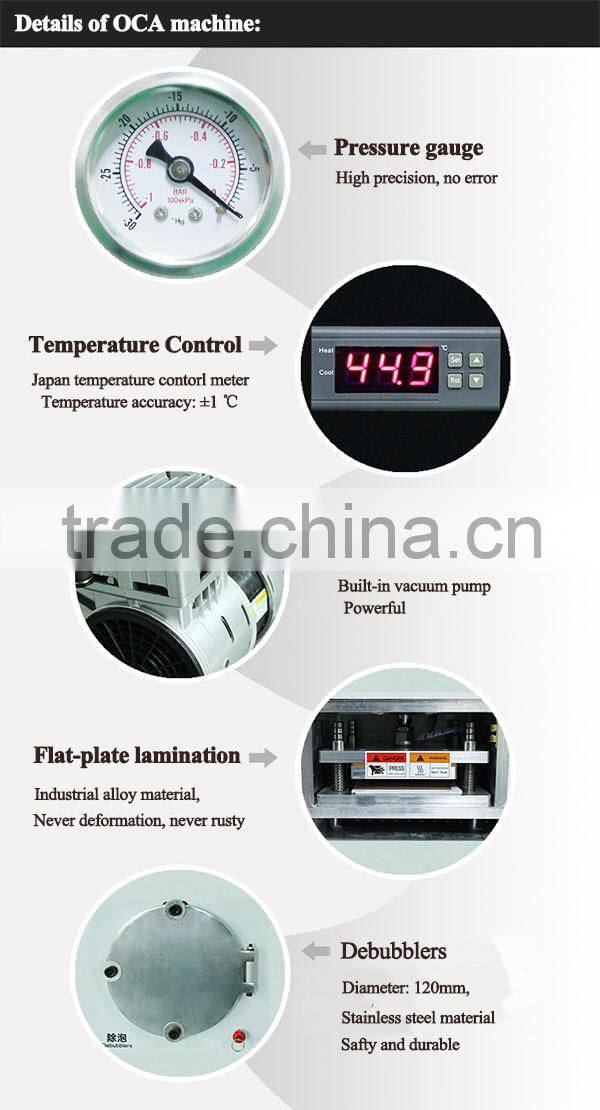 Dinghua oca air bubble removing machine vacuum lamination machine