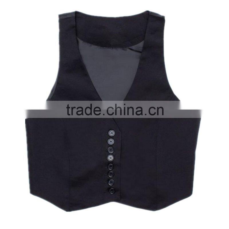 OEM Service Vest For Men Waiter Vest Cheap Waistcoat