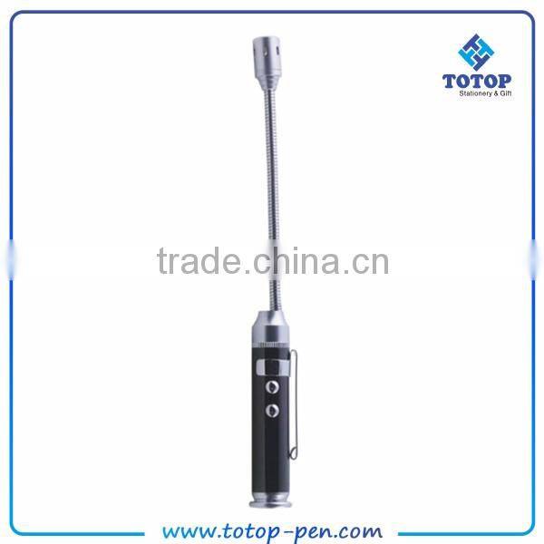 New design laser glitter cutting metal ball pen