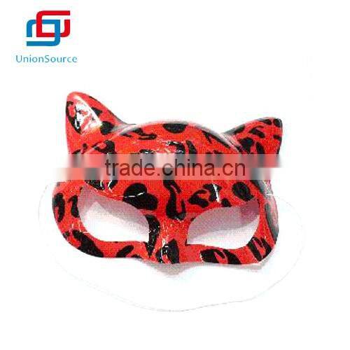 Sexy leopard Printing Grumpy Cat Shaped PVC Mask