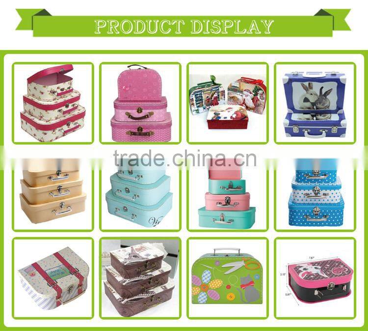 boxes decorative suitcase custom logo boxes in China