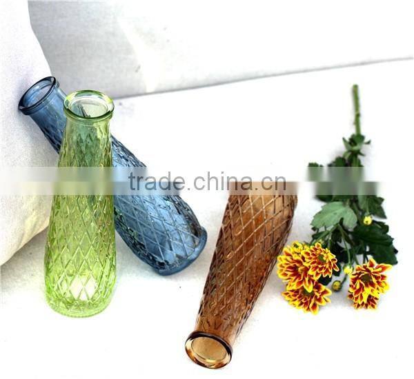 best selling items cheap colored glass vases for sale