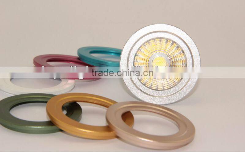 Ultra bright 36 degree led spotlight gu10 Ra>85 2700k~5000k dimmable led spot light 5w