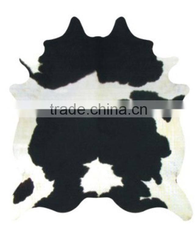 Hot sale white black cowhide with high quality