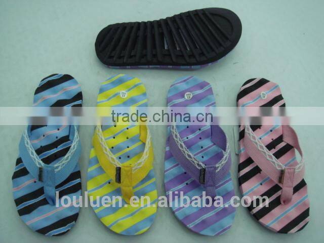 663 LOULUEN China Promotion Indoor Outdoor EVA Massage Lady Slipper