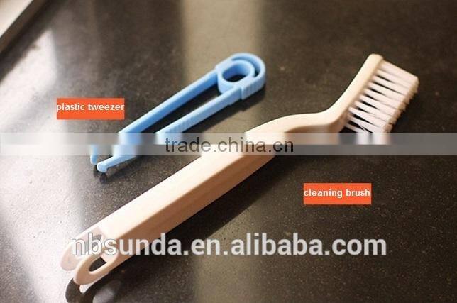Multi-function plastic brush with plastic tweezer wholesale