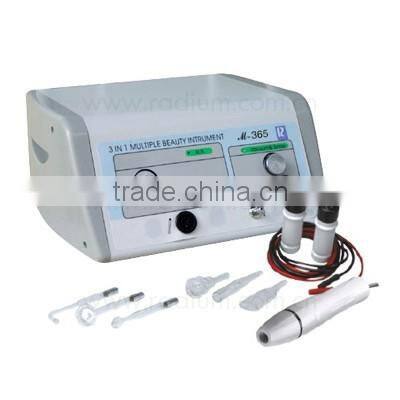 M-365 High frequency electrotherapy vacuum & spray facial machine 3 in 1 beauty instrument