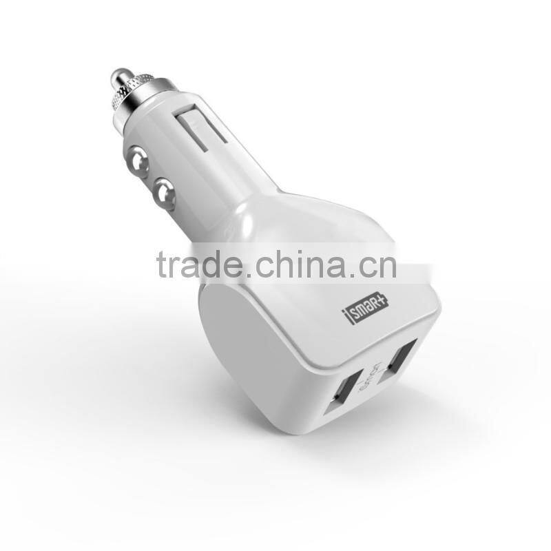 CE FCC ROHS 5V 4.8A 2 port USB car charger