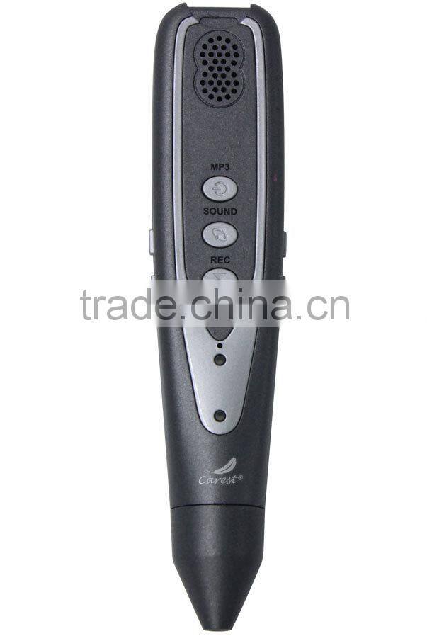 Stylish dark grey talking pen for adults development and production