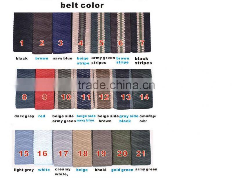 Multicolor Stripe Fashion Polyester Webbing Belt
