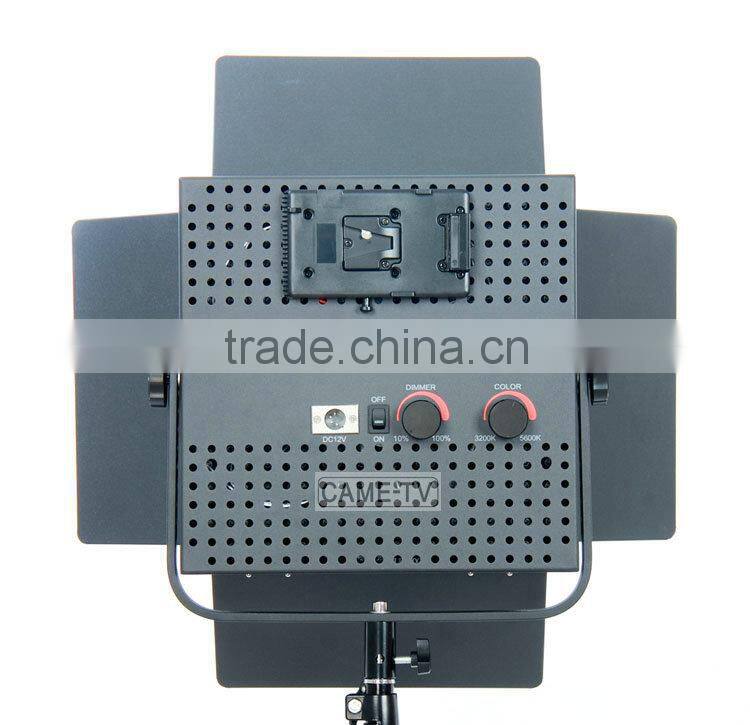 High CRI +Bags Bi-color 2pcs 900 LED Video Lights Studio Film Broadcast Lighting