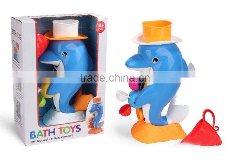 2016 babies toy bath toy squirt duck organizer with CE/ROHS certificates