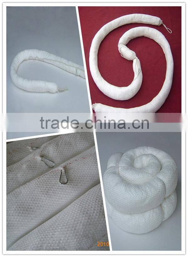 100% PP Oil Absorbent Sock/Boom 12.7cm(D)*300cmL