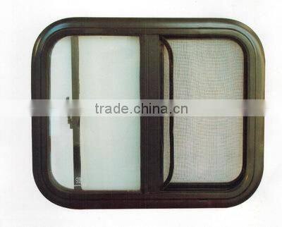 Aluminum extrusion motorhome side sliding windows