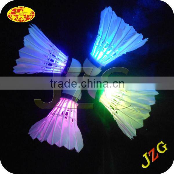 Badminton shuttlecock sale factory promotional led badminton shuttlecock 2015 popular led badminton sports equipment