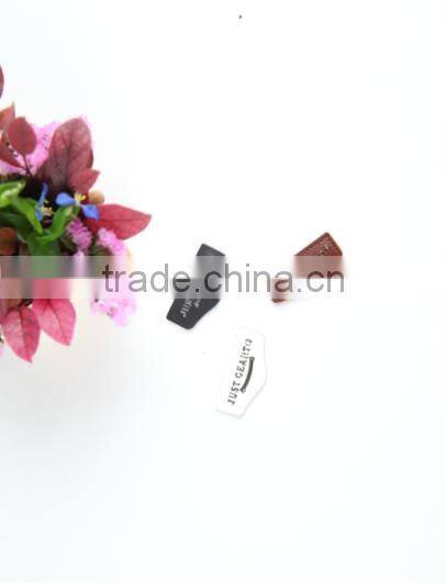 Nicely garment metal fake leather patch