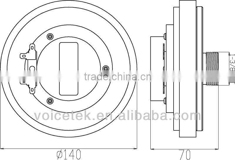 TSCT-5101 Hot selling tweeter professional neo audio speaker 6 inch exit compression driver