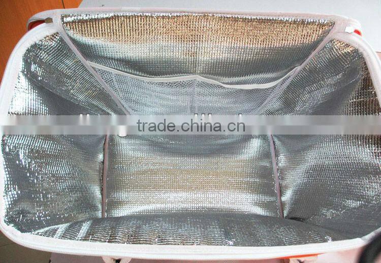 Picnic and travel cooler bag with handles