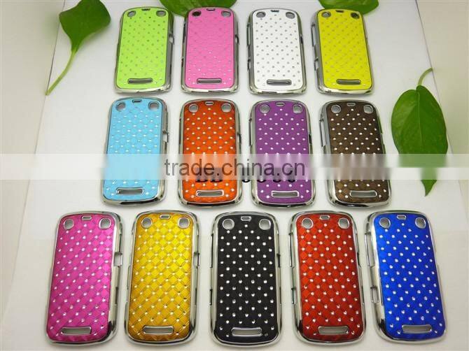 mobile phone shell stars for Blackberry 8520,Rhinestone protective shell for BB9900