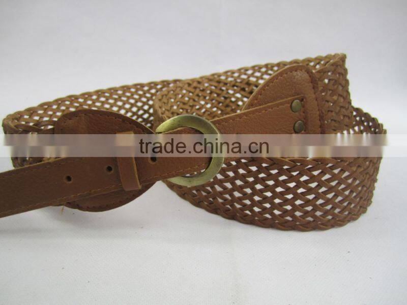 new desgin Knitted braid belts for girl