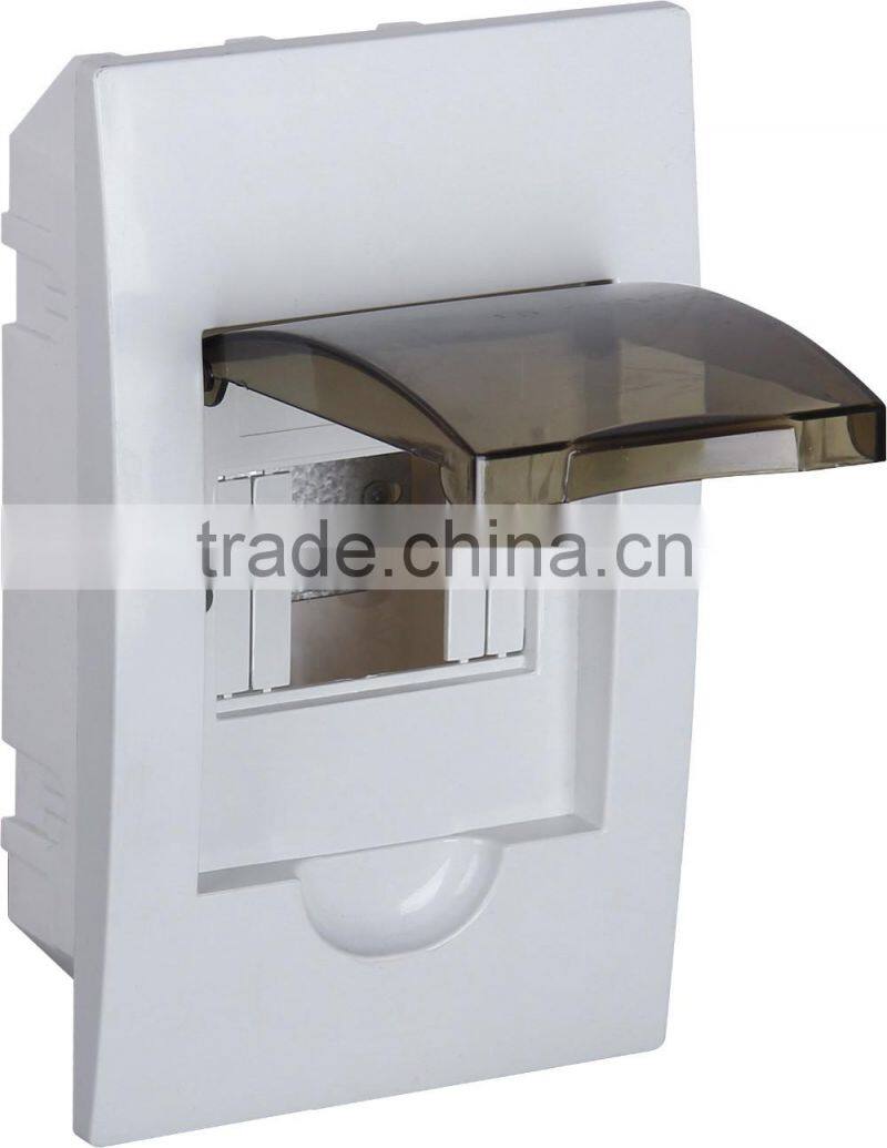 4 way distribution box IP66 Protection Level ABS din rail enclosure box