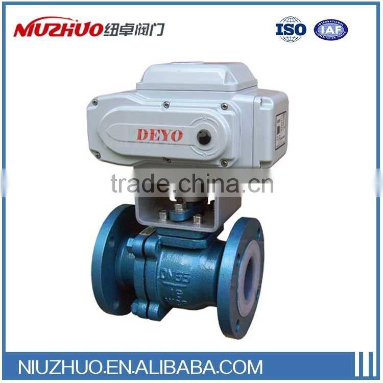 Product easy to sell Electric lined ball valve hot selling products in China