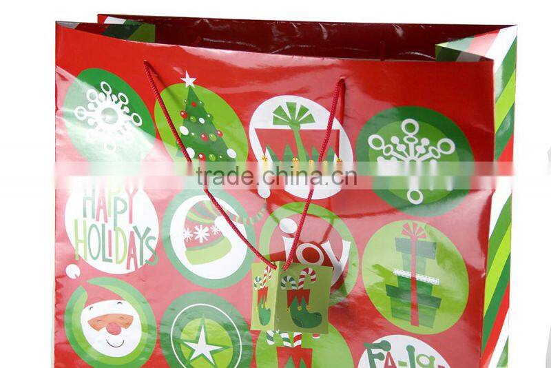 Wholesale custom luxury paper packaging gift bags shopping paper bags
