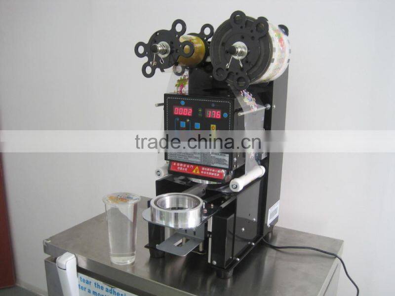 High quality automatic induction plastic heat cup sealing machine with CE certificate