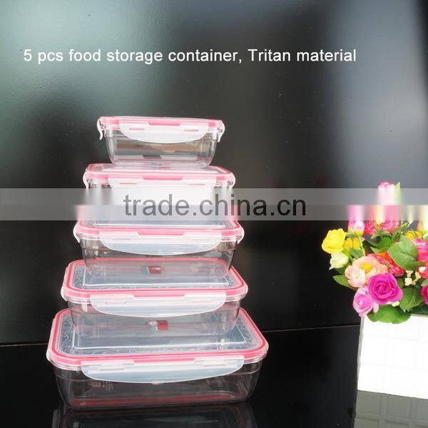 2015 NEWEST Food grade Plastic food container, Wholesale food storage container