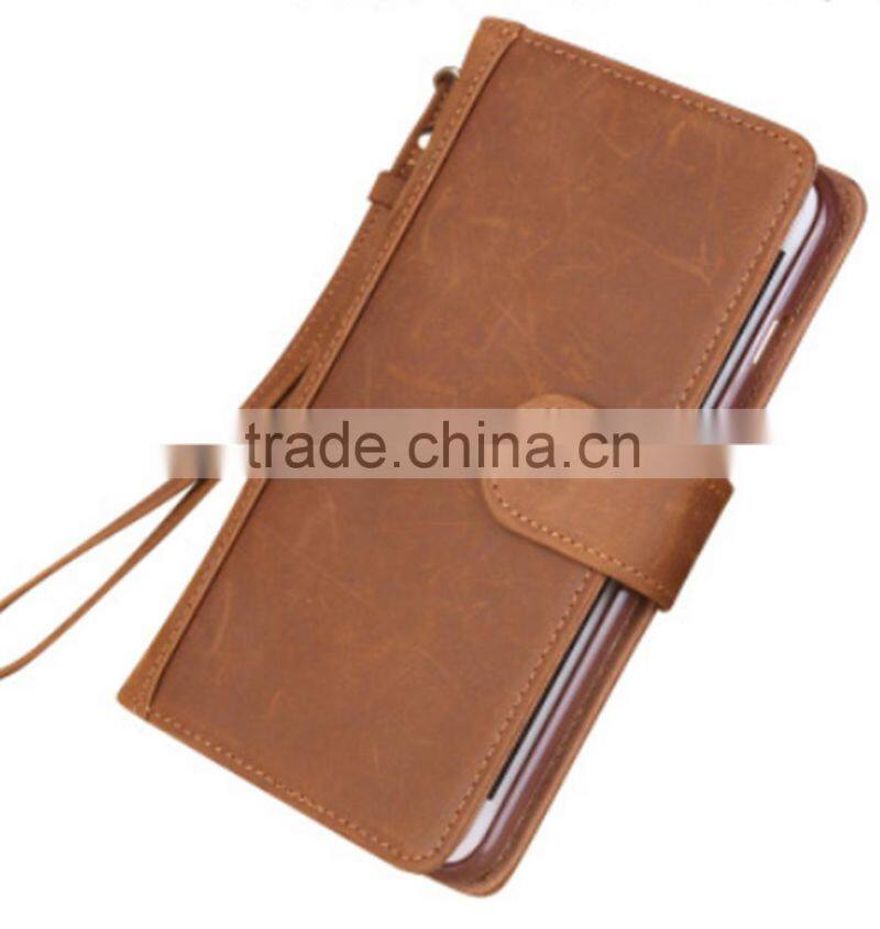 Manufactur Pu Leather Wallet Cover Case For iPhone 6s/6s plus