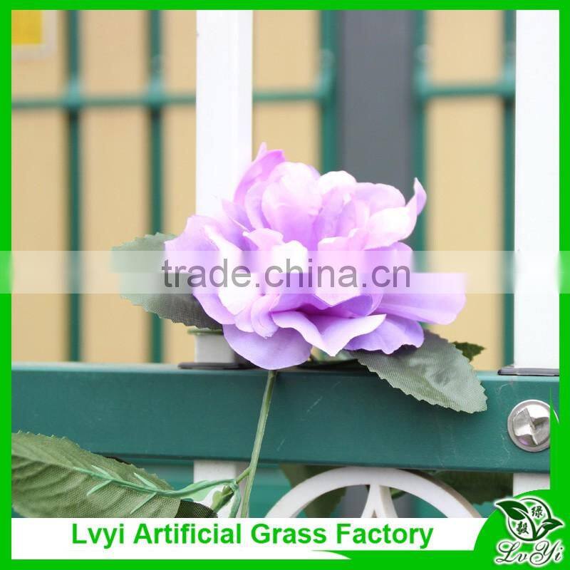 Artificial green leaf vine rose vines