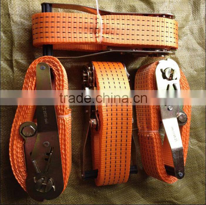 High strength Polyester Rachet lashing strap