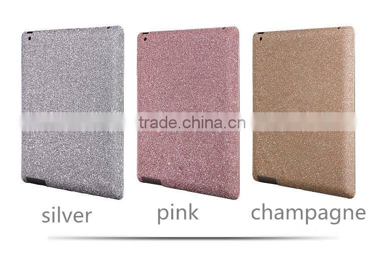 Super Slim Bling Bling Glitter Full Body Diamond Tablet Case For iPad Sticker Wrap Skin Decal