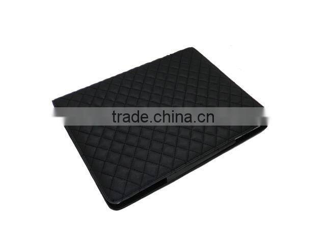 2013 Stylish Fashion for ipad2 Lingge leather case