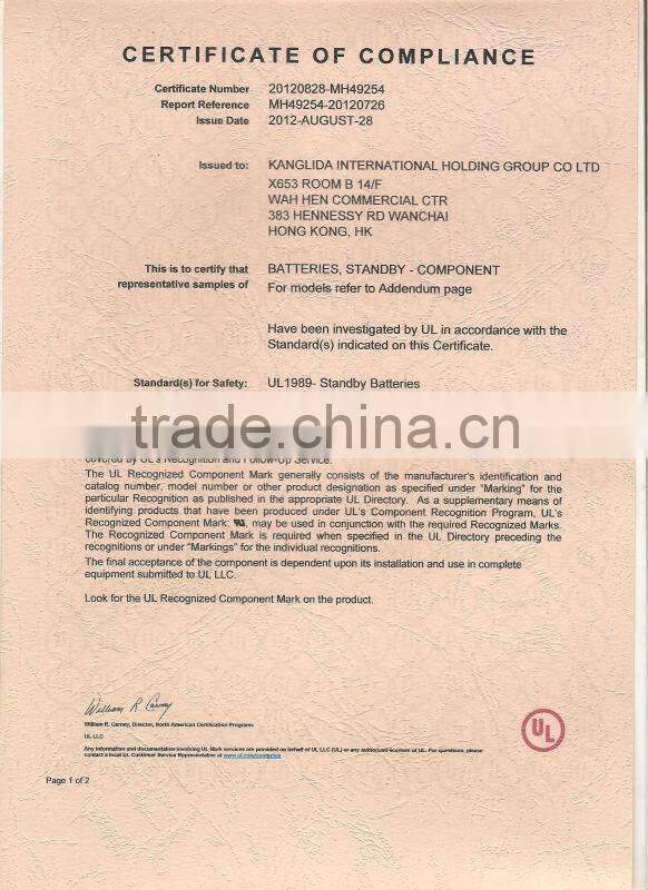 sealed lead acid rechargeable storage battery /12v7ah for air model