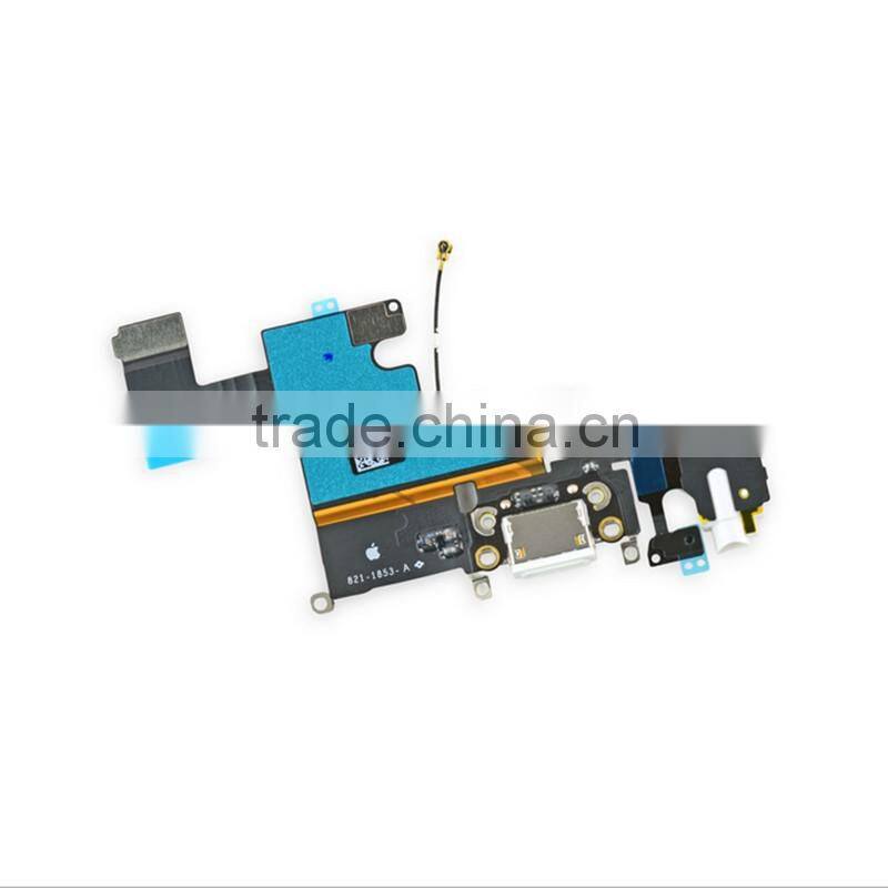 New Original Headphone Jack Audio Ribbon Flex Cable with Connector Pre-installed for Iphone 6 Replacement Part