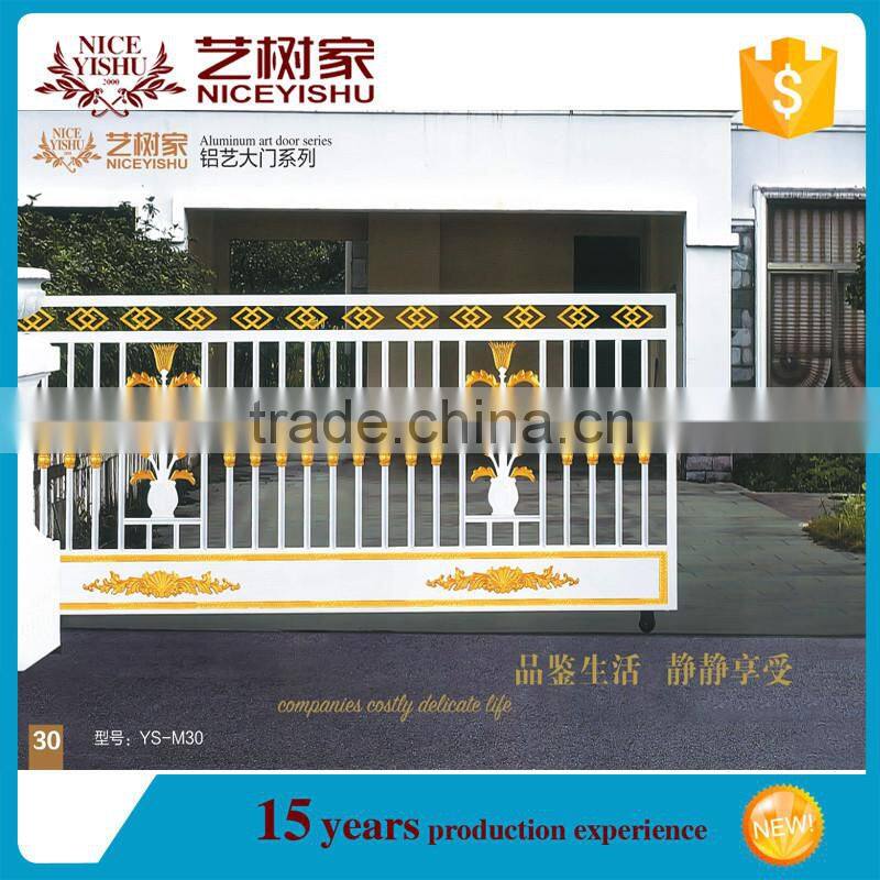 Luxury aluminum gate, simple gate design, different design of gate colors