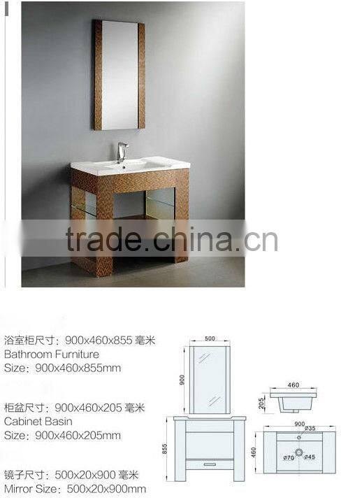 Elegant Design Bathroom Wood Cabinet