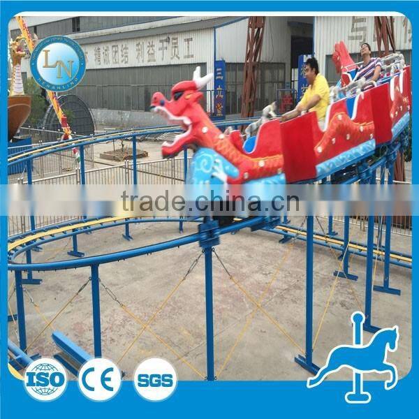 Super attractive amusements rides mini electric track train slide dragon train for sale