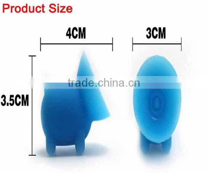 2015 new design Piggy phone stand,silicone material,manufacturer
