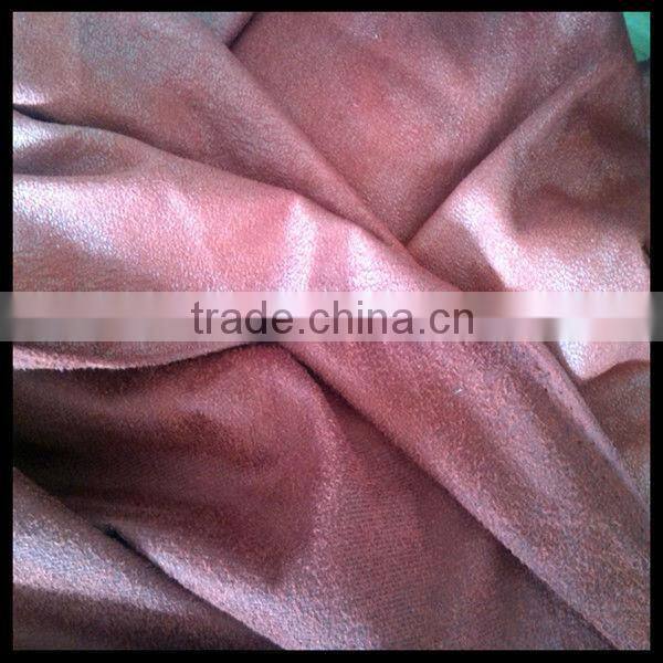 Sapphire microfiber ultra suede fabrics with glue printing for shoes/sofa/textiles materials